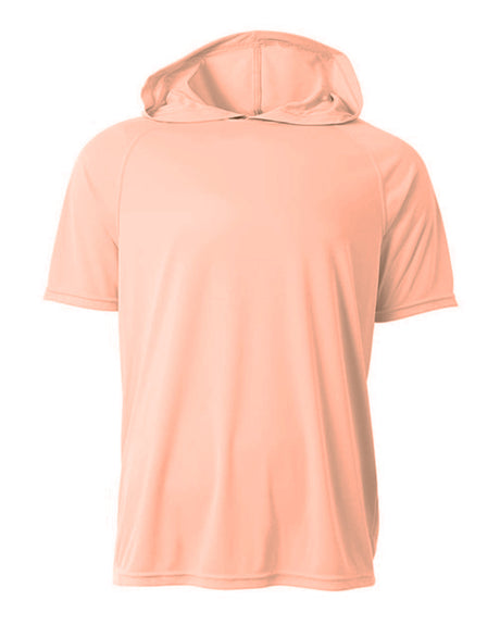 A4 Men's Short Sleeve Hooded Tee-1