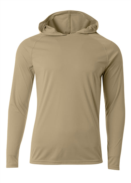 A4 Men's Long Sleeve Hooded Tee-1