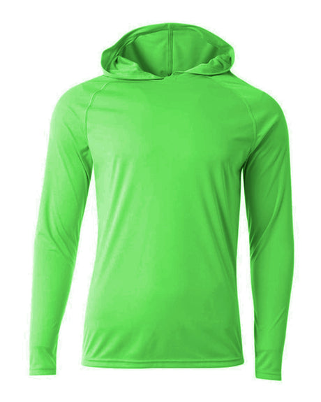 A4 Men's Long Sleeve Hooded Tee-1