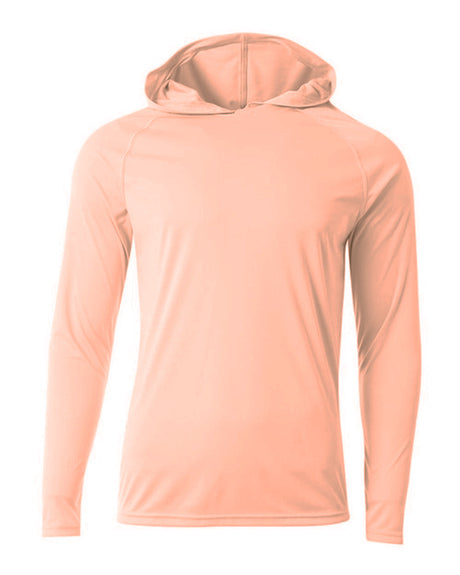 A4 Men's Long Sleeve Hooded Tee-1