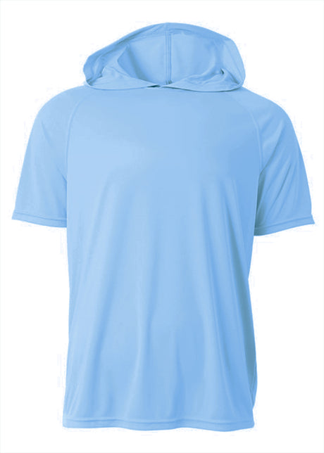 A4 Men's Short Sleeve Hooded Tee-1