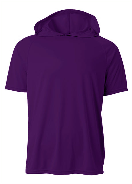A4 Men's Short Sleeve Hooded Tee-1