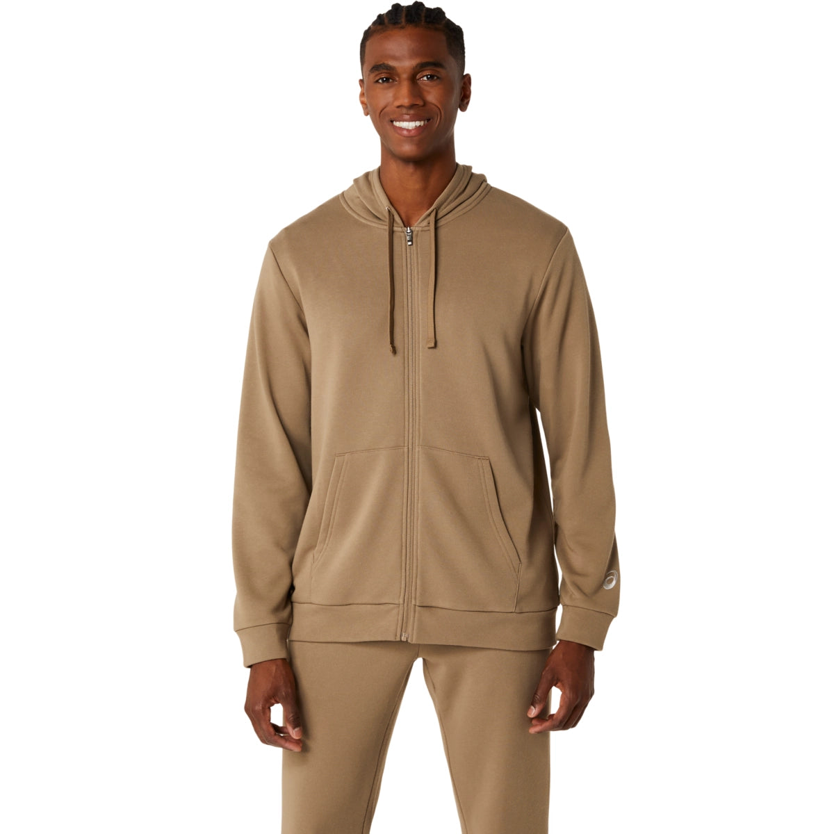 Asics Men's Sweat Full Zip Hoodie-1