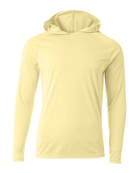 A4 Men's Long Sleeve Hooded Tee-1