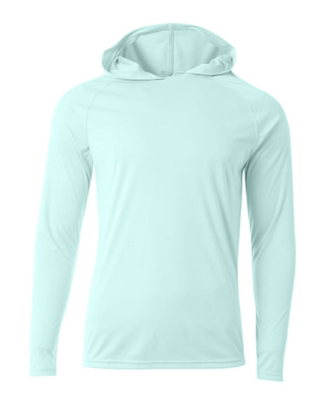A4 Men's Long Sleeve Hooded Tee-1