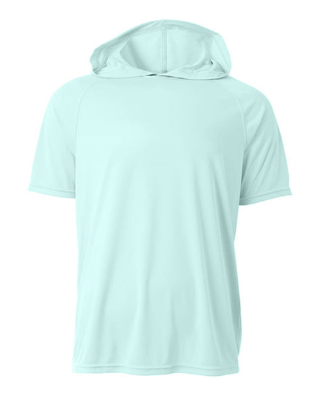 A4 Men's Short Sleeve Hooded Tee-1