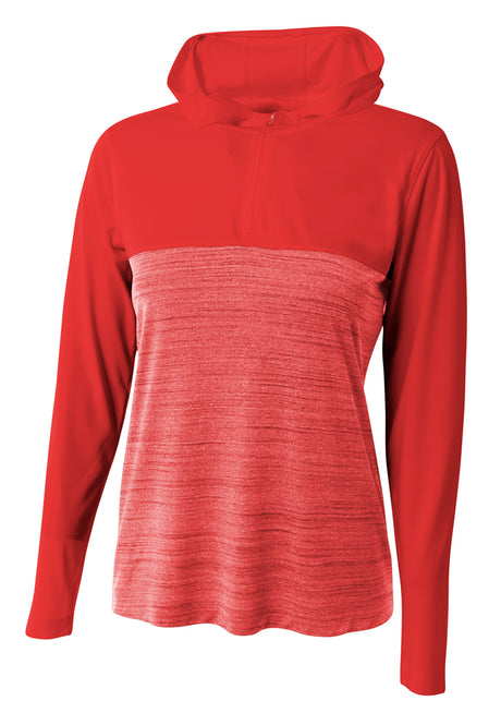 A4  Slate Quarter Zip Hoodie