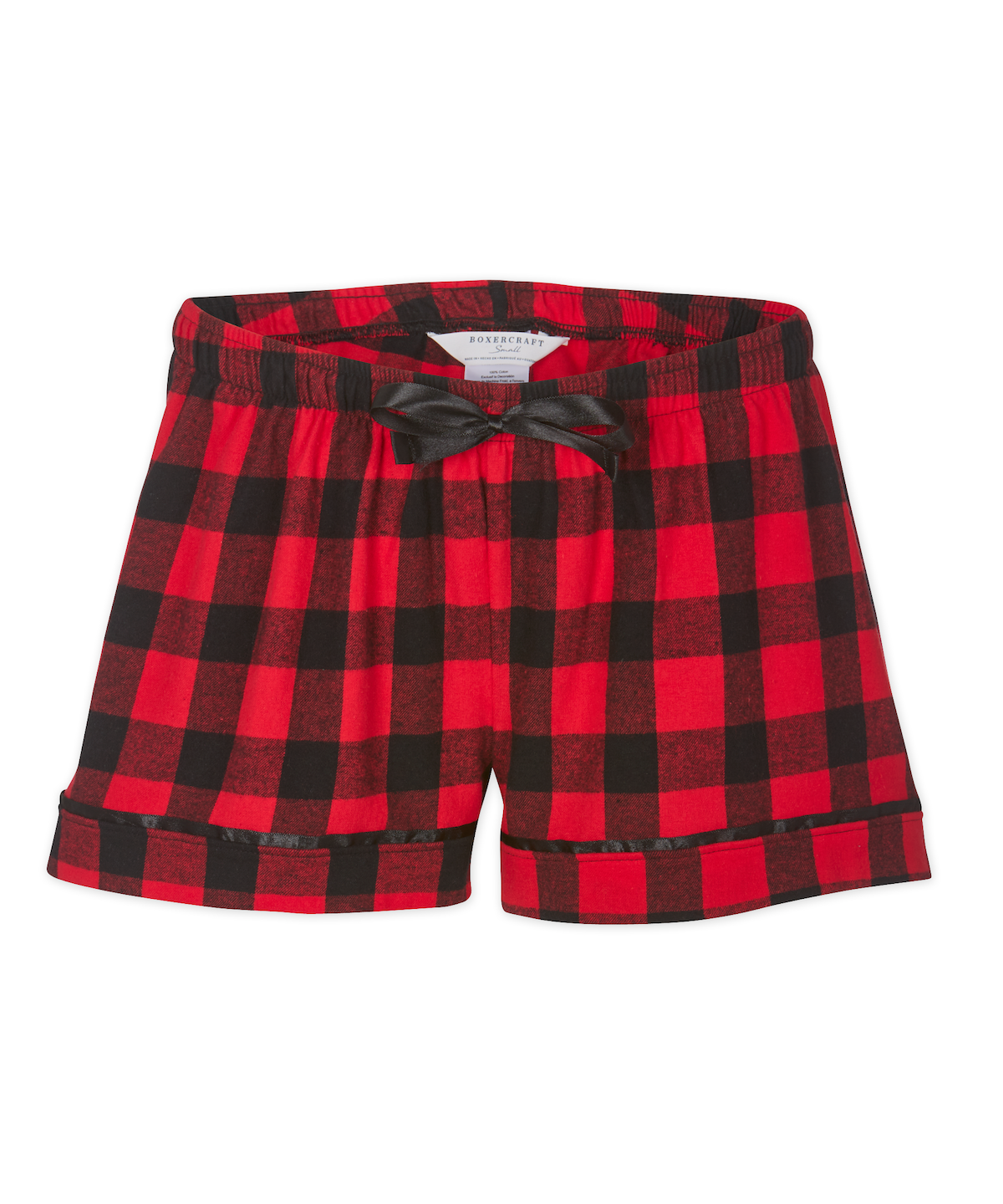 Boxercraft Women's  Flannel Short-1