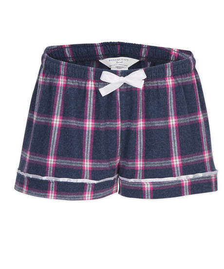 Boxercraft Women's  Flannel Short-1