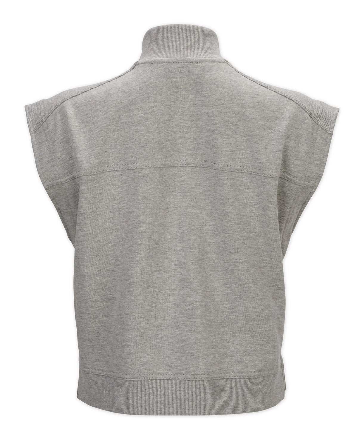 Boxercraft Women's Sleeveless Terry Half Zip Pullover-2