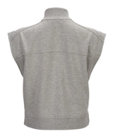 Boxercraft Women's Sleeveless Terry Half Zip Pullover-2