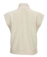 Boxercraft Women's Sleeveless Terry Half Zip Pullover-2