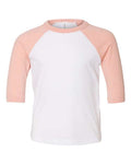 BELLA + CANVAS Toddler Three-Quarter Sleeve Baseball Tee-1