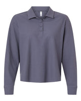 adidas Women's Beyond Long Sleeve Loose Polo-1