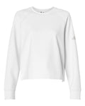 adidas Women's Beyond Side-Snap Crewneck Sweatshirt-1