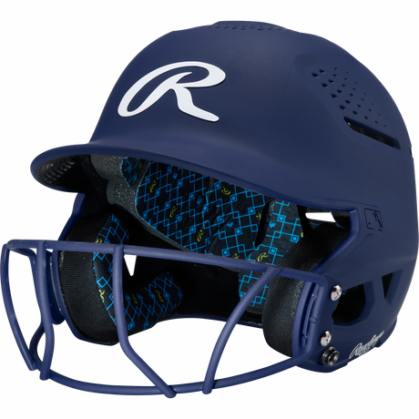 Rawlings Rx2 Softball Batting Helmet with Face Mask-1