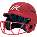 Rawlings Rx2 Softball Batting Helmet with Face Mask-1