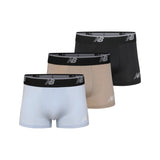 New Balance Men's Mesh 3 Inch Boxer Brief No Fly 3 Pack