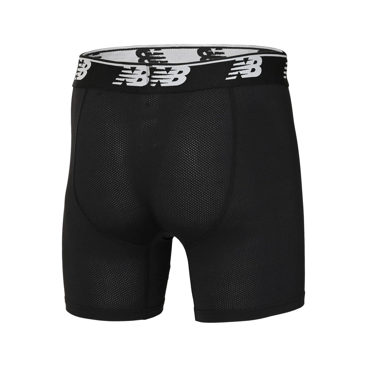 New Balance Men's Mesh 5 Inch Boxer Brief No Fly 3 Pack-3
