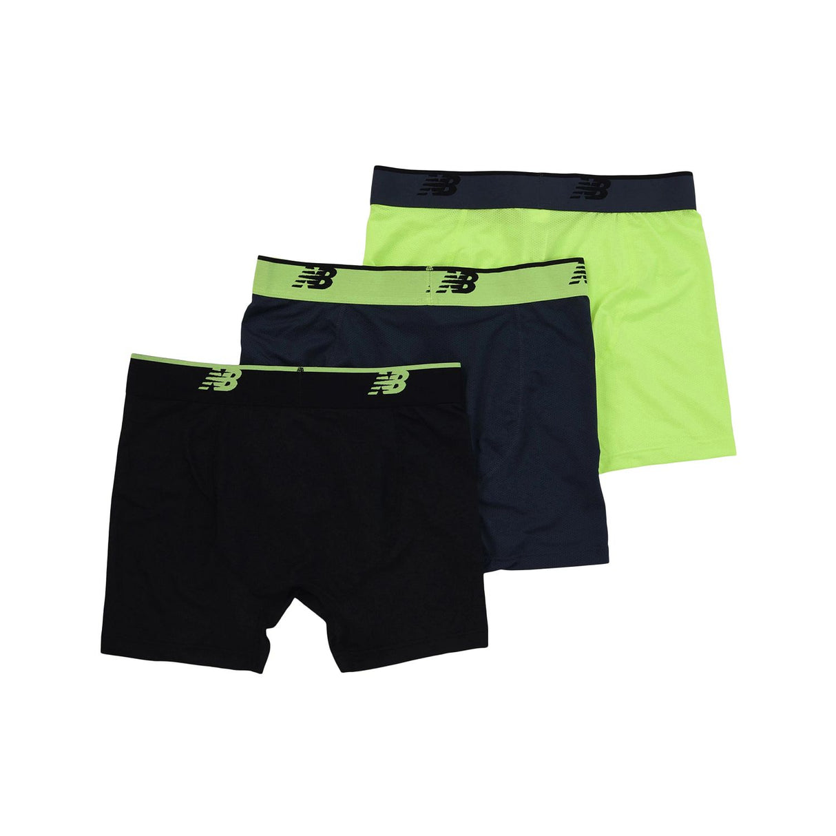 New Balance Men's Mesh 5 Inch Boxer Brief No Fly 3 Pack-2