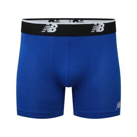 New Balance Men's Mesh 5 Inch Boxer Brief No Fly 3 Pack-1