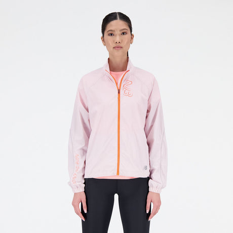 New Balance Women's Printed Impact Run Light Pack Jacket-1