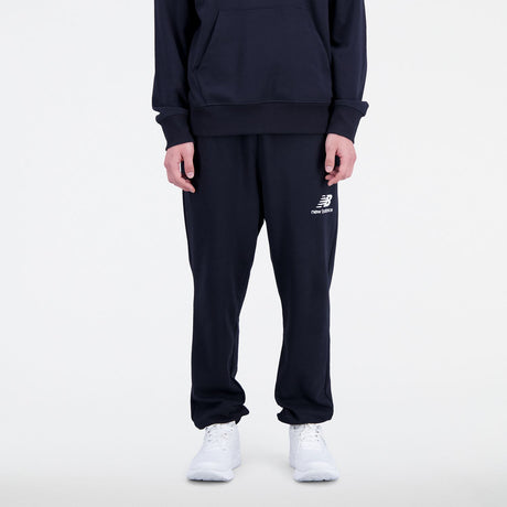 New Balance Men's Essentials Stacked Logo French Terry Sweatpants-1