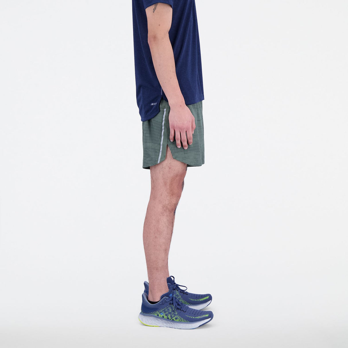 New Balance Men's Printed Impact Run 5 Inch Shorts-3