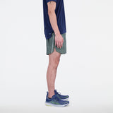 New Balance Men's Printed Impact Run 5 Inch Shorts-3