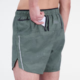 New Balance Men's Printed Impact Run 5 Inch Shorts-6