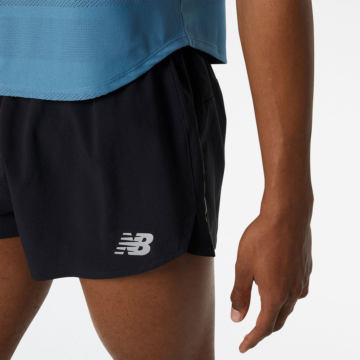 New Balance Men's Impact Run 3 Inch Split Shorts-4