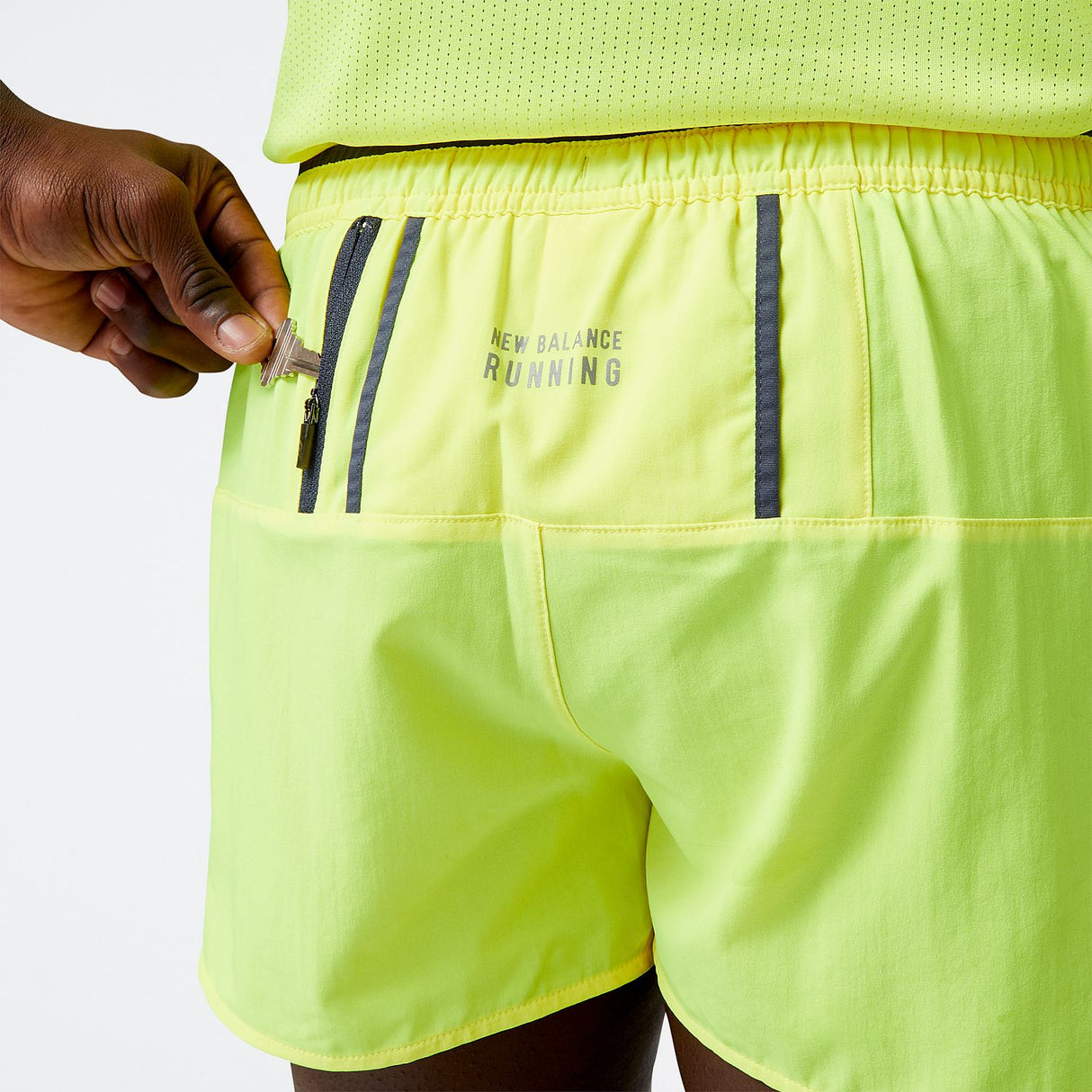 New Balance Men's Impact Run 3 Inch Split Shorts-4