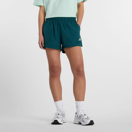 New Balance Women's Trackside Woven Shorts-1