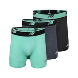 New Balance Men's Mesh 5 Inch Boxer Brief No Fly 3 Pack-1