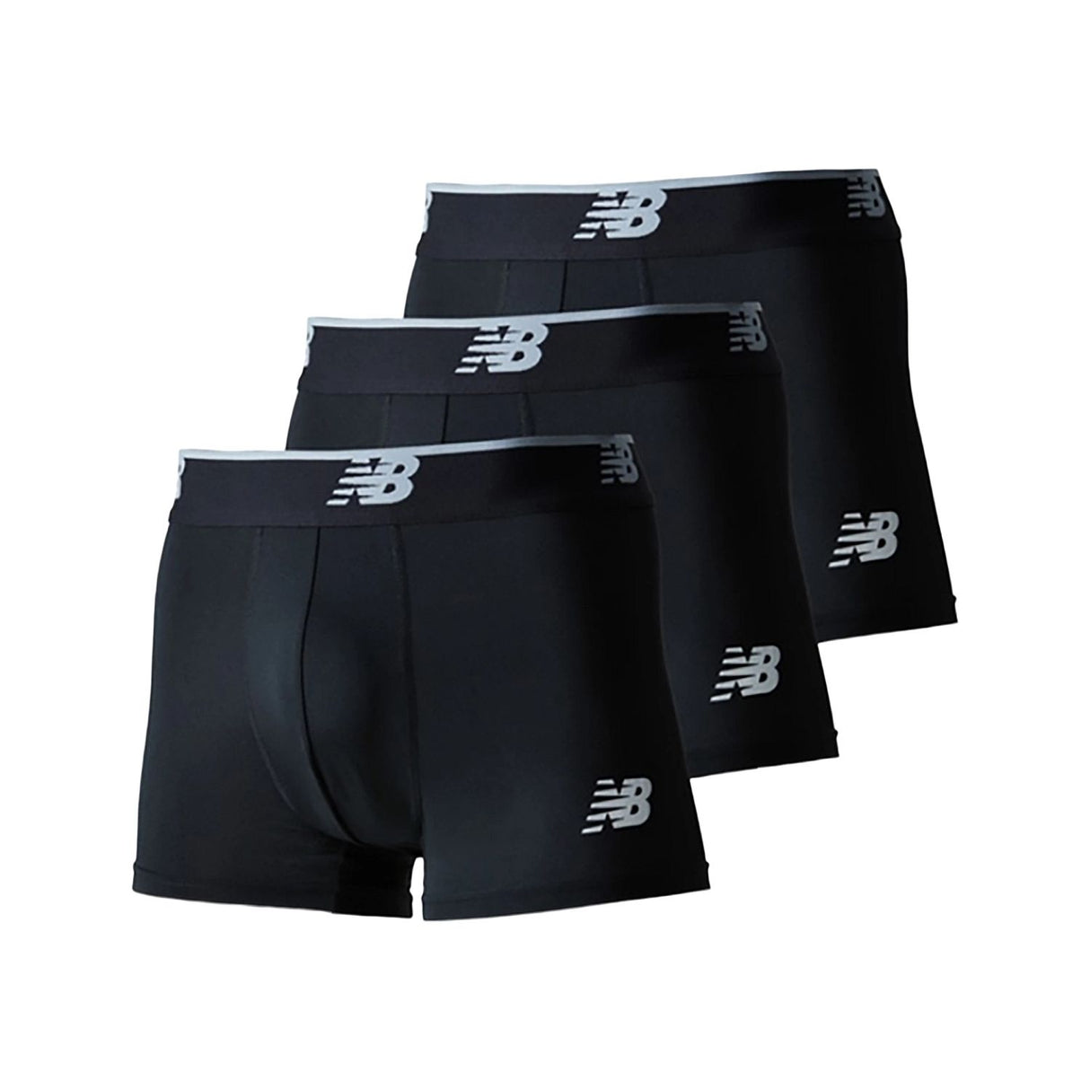 New Balance Men's Mesh 3 Inch Boxer Brief No Fly 3 Pack