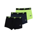 New Balance Men's Mesh 3 Inch Boxer Brief No Fly 3 Pack-1