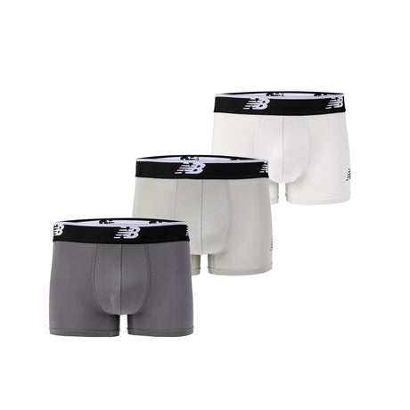 New Balance Men's Mesh 3 Inch Boxer Brief No Fly 3 Pack