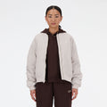 New Balance Women's Linear Heritage Woven Bomber Jacket-1