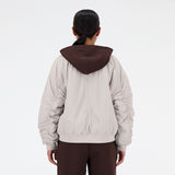 New Balance Women's Linear Heritage Woven Bomber Jacket-3