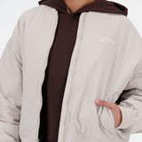 New Balance Women's Linear Heritage Woven Bomber Jacket-4