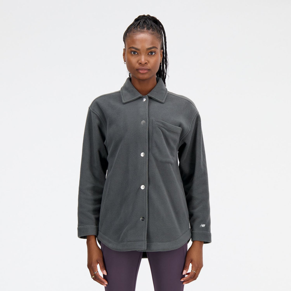 New Balance Women's Athletics Polarfleece Shacket-1