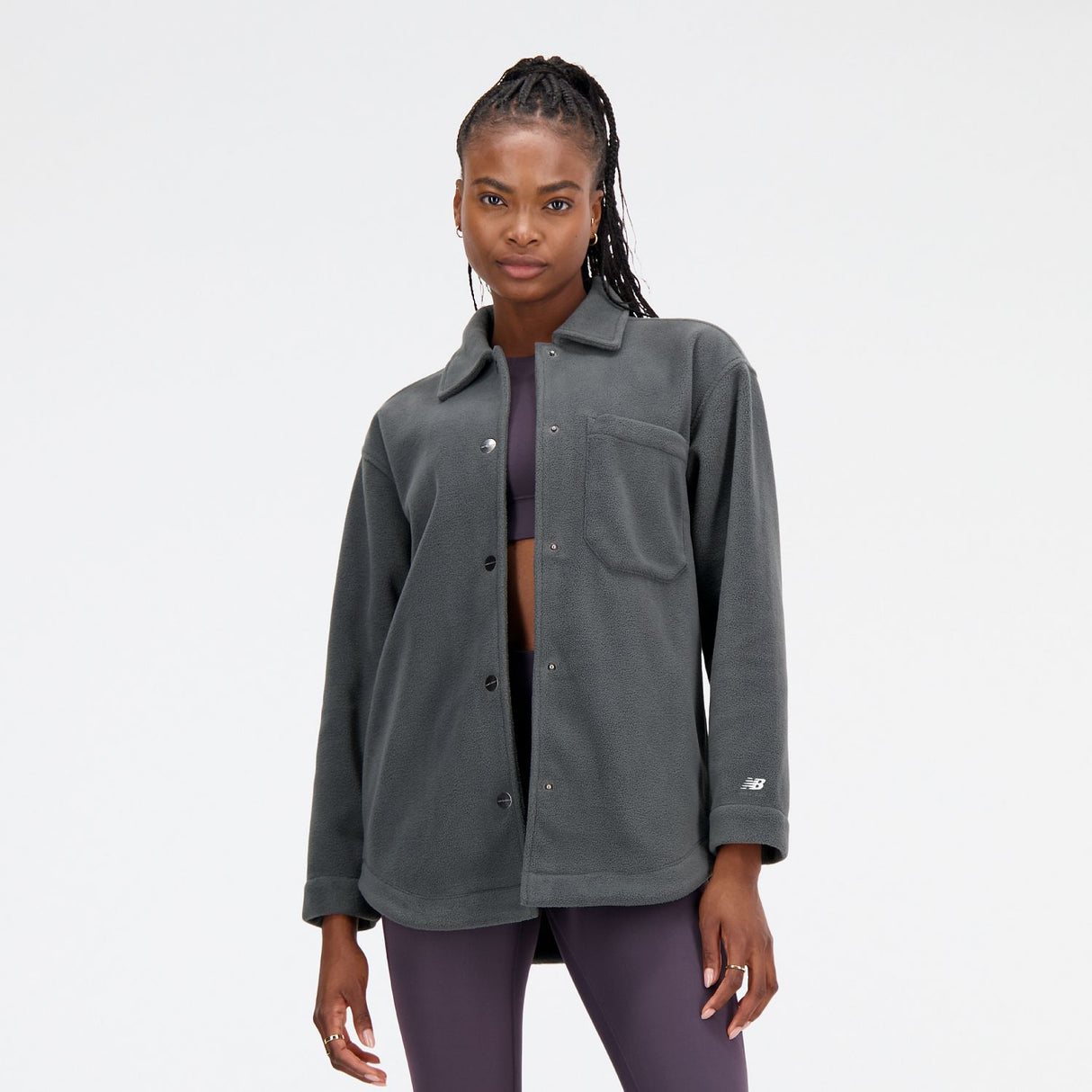 New Balance Women's Athletics Polarfleece Shacket-3