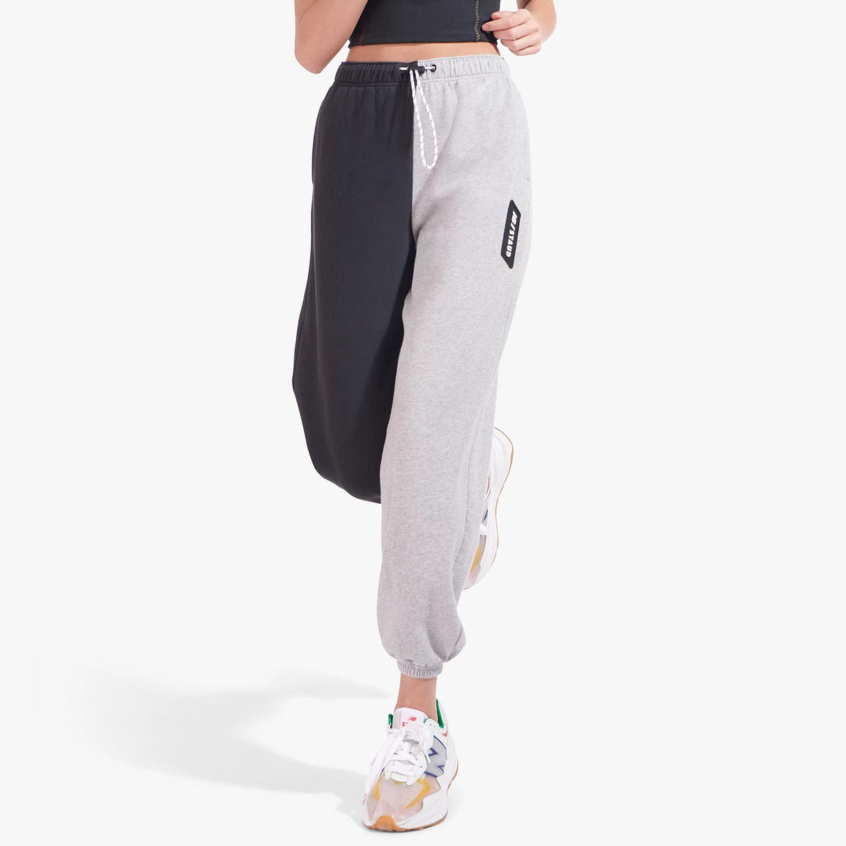 New Balance Women's STAUD Colorblock Sweatpants-2