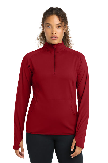Sport-Tek Women's   Sport-Wick   Stretch 1/4-Zip Pullover