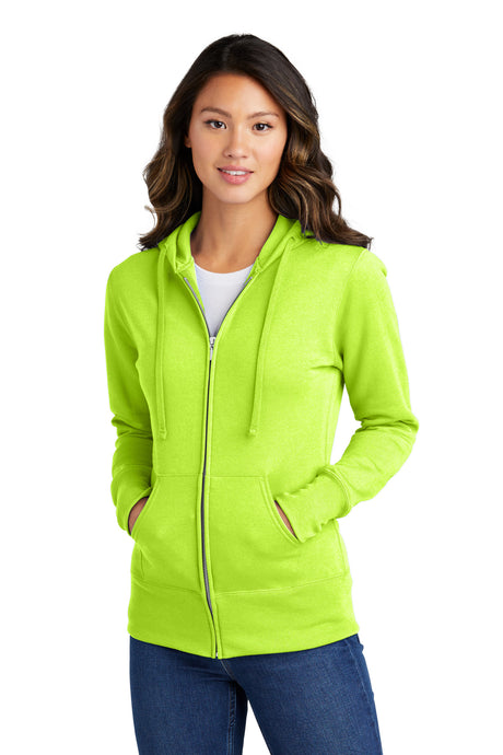 Port & Co Women's   Core Fleece Full-Zip Hooded Sweatshirt