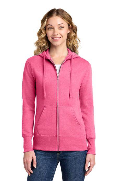 Port & Co Women's   Core Fleece Full-Zip Hooded Sweatshirt