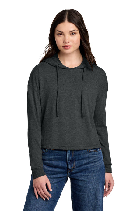 District Women's   Perfect Tri   Midi Long Sleeve Hoodie DT1390L