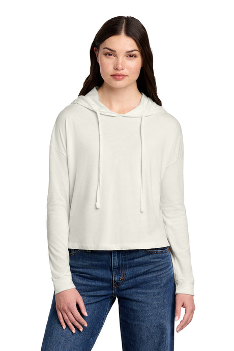 District Women's   Perfect Tri   Midi Long Sleeve Hoodie DT1390L