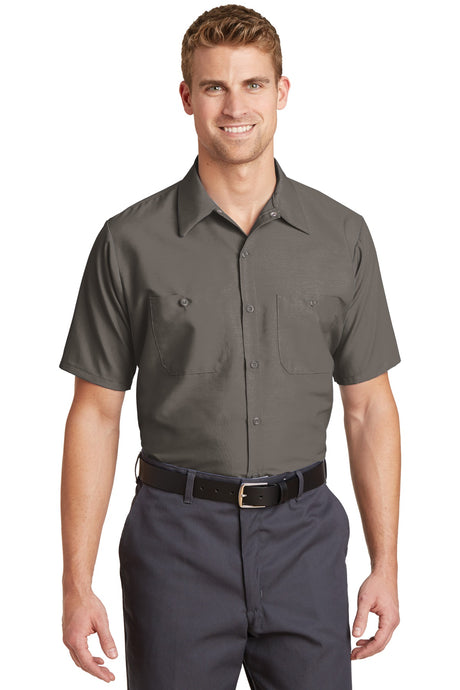 Red Kap Men's   Short Sleeve Industrial Work Shirt
