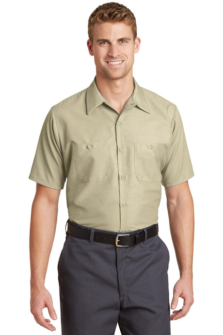 Red Kap Men's   Short Sleeve Industrial Work Shirt